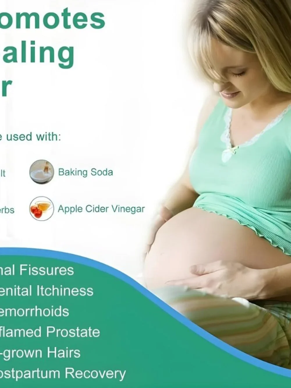 Portable Bidet - Toilet Seat Insert for Postpartum Soaking and Water Therapy